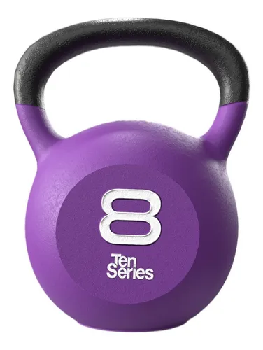 ▶️ KETTLEBELL PESA RUSA PREMIUM DE GOMA Y ACERO SET 40KG