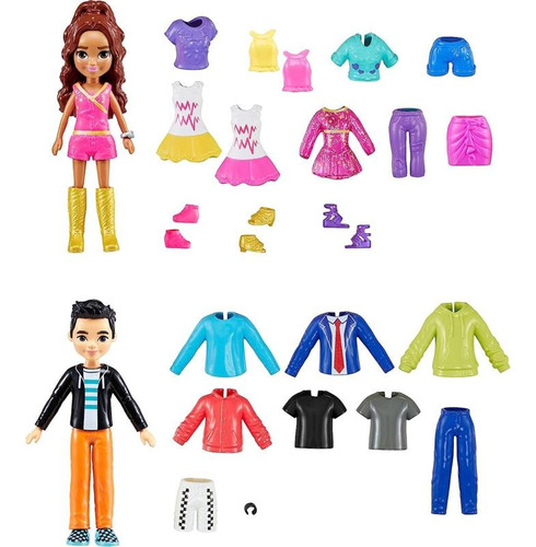 Polly Pocket Accesorios Súper Paquete De Modas Bahía Mágica