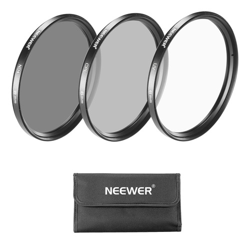 Neewer Pro 49mm Filtro De Lente Uv Cpl Nd4 Para Sony