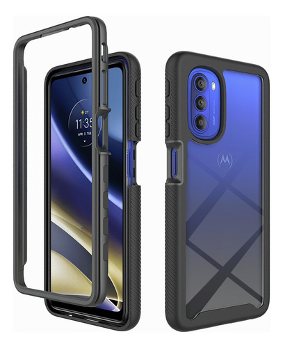 Funda Para Motorola Moto G51 5g Carcasa Uso Rudo 2 En 1