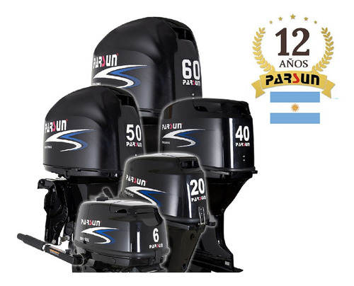Imagen 2 de 10 de Motor Fuera De Borda Parsun 40hp 2t Fes Pata Corta 2022
