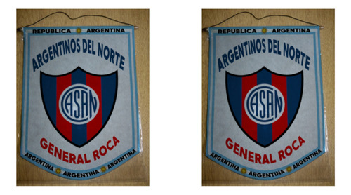 Banderin Grande 40cm Argentinos Norte General Roca