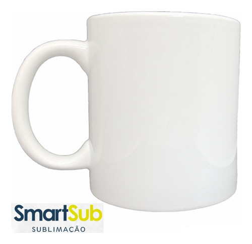 6 Canecas P/ Sublimação Branca Importada Aaa 325ml Smartsub