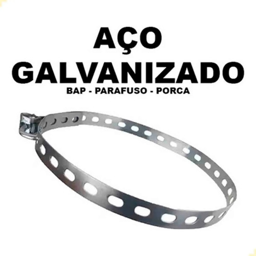 Fita Para Poste Abraçadeira Bap 3 1200mm Com Parafuso
