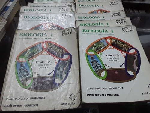 Biología 1 Pedro Zarur Plus Ultra Lote X 10 Libros 