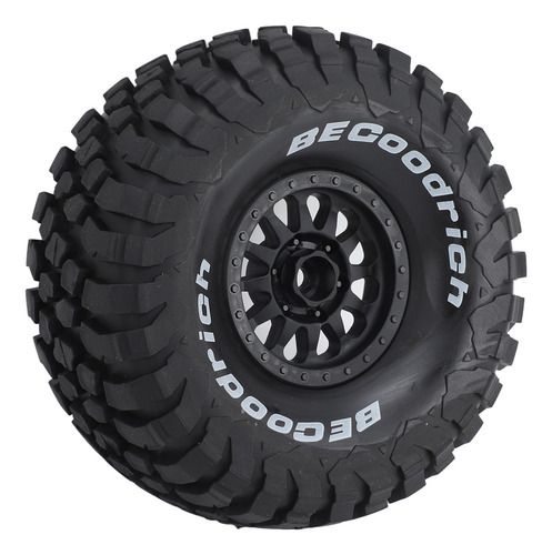 Llantas De Coche Rc, 4 Unidades, Excelente Agarre, Goma, Plá