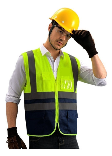 Chaqueta De Malla Transpirable Fluorescente For Coche.