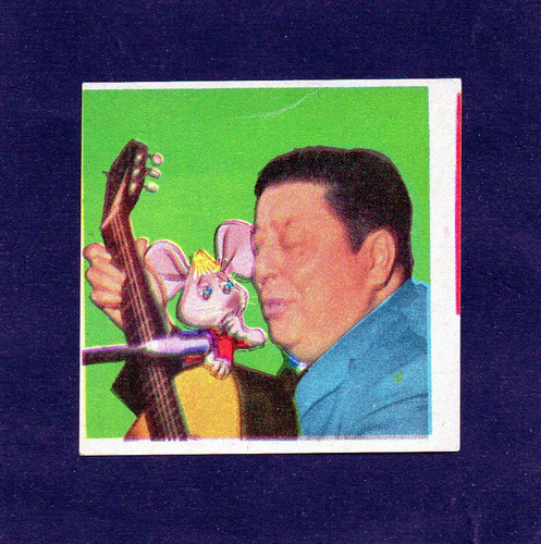 Topo Gigio 1969, Figurita N° 35, Atahualpa Yupanqui. Mira!!!