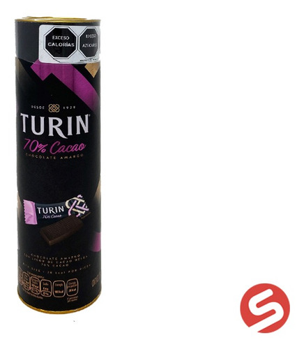 Turin Tubo 70% Cacao 175 Grs