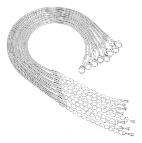 Rubyca Pulsera Con Dijes Europeos, Cadena De Serpiente Chapa