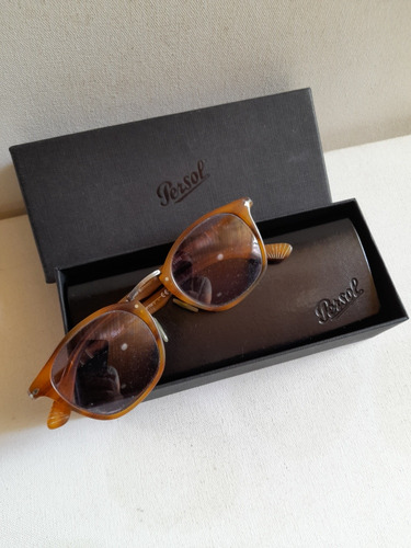 Gafas Persol Redondas Azules Originales 100% Garantizadas.