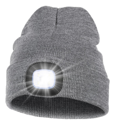 Gorro Unisex Con Luz, Recargable Por Usb, Manos Libres, Led,