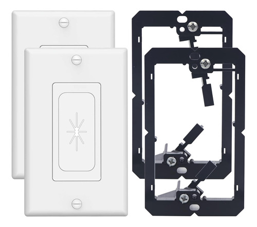 Placa De Pared Paso De Cable Y Soporte De Montaje, Cubi...