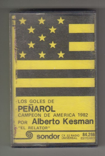 1982 Futbol Peñarol Campeon America Cassete Alberto Kesman