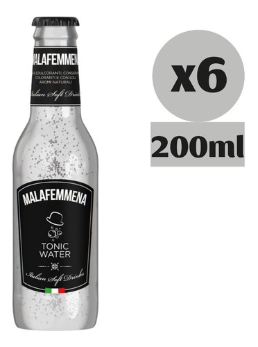 6x Tonicas Italianas Premium Malafemmena Variedades.