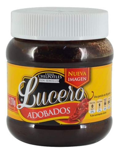 2 Piezas Chiles Chipotles Adobados Lucero