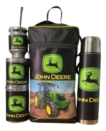 Set Matero Completo John Deere. Ecocuero