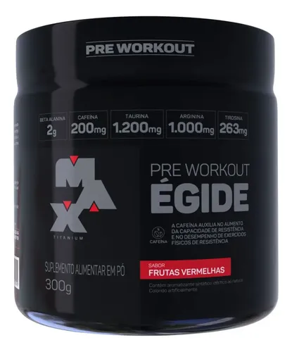 Pre Treino ÉGide 300g Max Titanium Sabor Frutas Vermelhas - foto 1