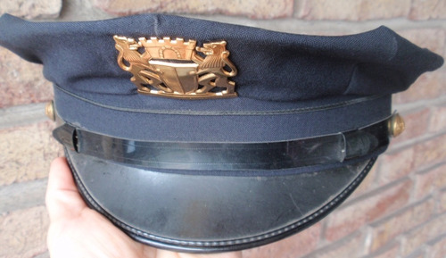 Swiss Berna Police 8 Points 1970 Hat Cap Rare Obsolete