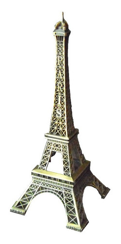 Imagen 1 de 4 de Torre Eiffel (paris-francia) Metalica 25 Cm Decorativa