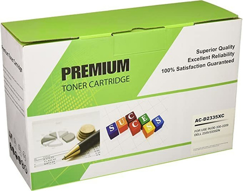 Premium Toner Cartridge Ac-d2335xc Black For Dell