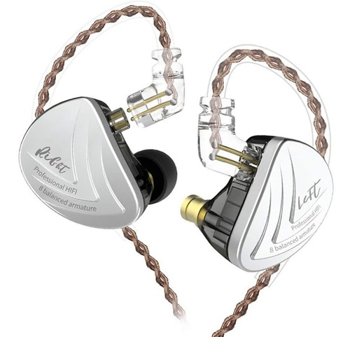 Auriculares In-ear Erjigo | Ajuste Universal | 0.75mm 2-pin