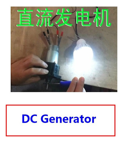 Generador Hidráulico Eólico Manivela Manual En Miniatura Cc