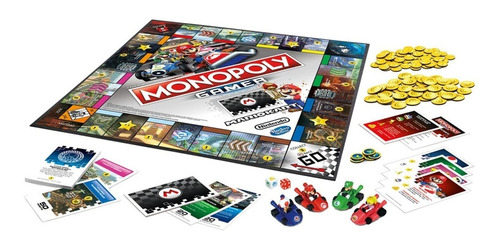 Monopoly Español Mario Kart Gamer Bros Juego Nintendo Hasbro