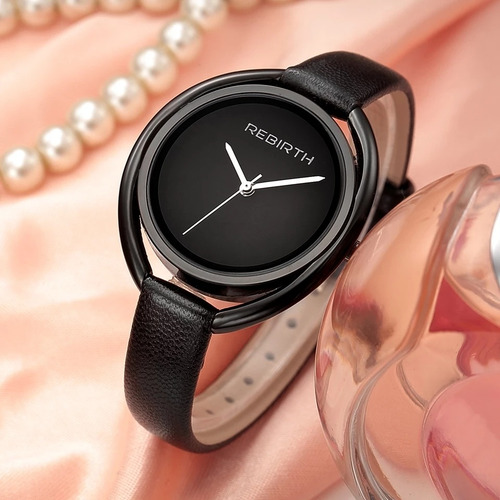 Relógios Feminino Analogico Minimalista Preto Luxo
