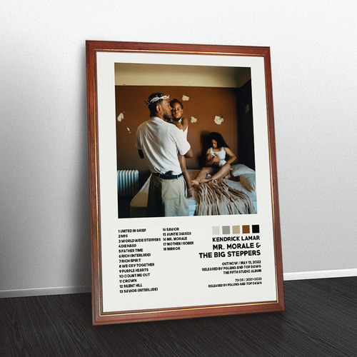 Kendrick Lamar Poster Mr. Morale & The Big Steppers Cuadro 