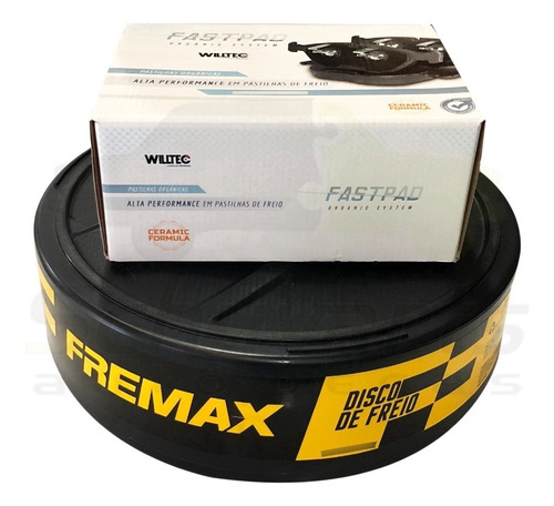 Kit Disco + Pastilha Freio Dianteiro Audi Q5 16/22 2.0 Tfsi