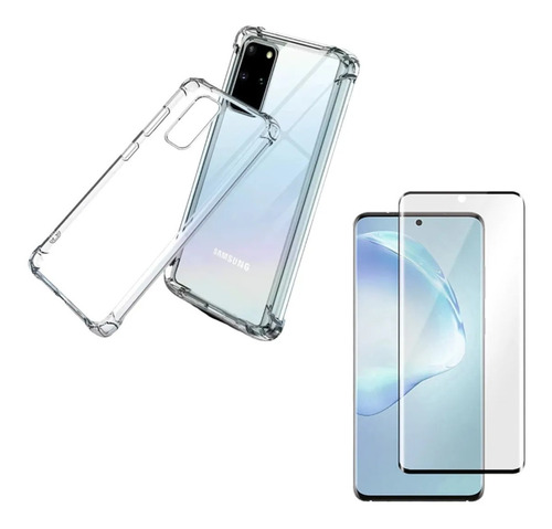 Case Anti Shock Samsung S20 Plus+película 5d Nano Gel