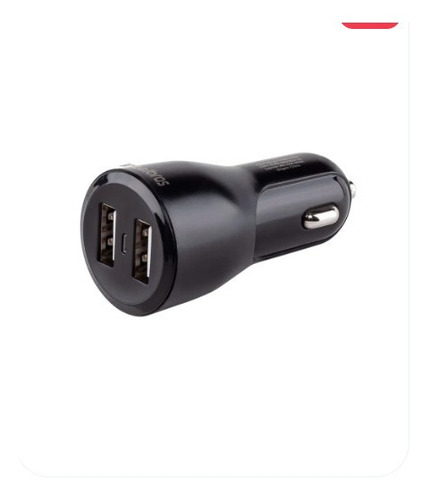 Imagem 2 de 5 de Carregador Veicular Universal Usb Ecv 2 Fast Preto