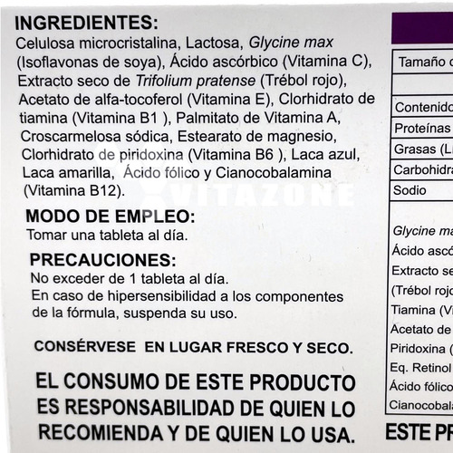 Imagen 4 de 7 de Isoflavonas De Soya Trébol Rojo Pleniform 40 30 Capsulas