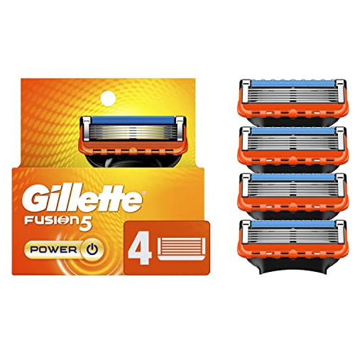 Recambios De Cuchillas Gillette Fusion5, 4 Unidades