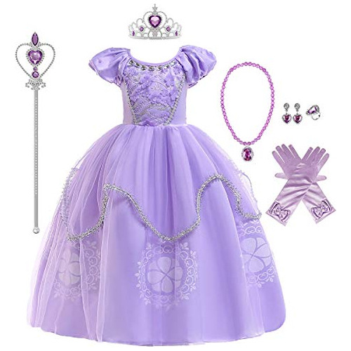 Rapunzel Princess Vestido De Halloween Sofia Costume De...