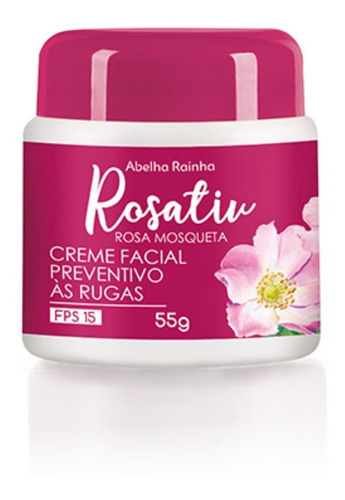 Creme Para Rosto Preventivo Rugas Protege De Raios Uv Fps 15