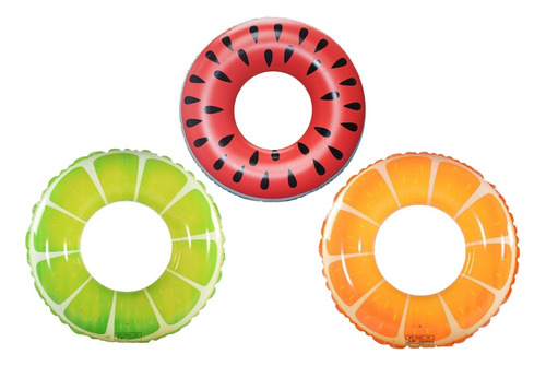 Flotador Aro Inflable De Fruta 60 Cm Para Playa O Piscina