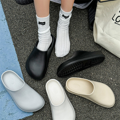 Zapatillas De Punta Cerrada De Eva: Antideslizantes E