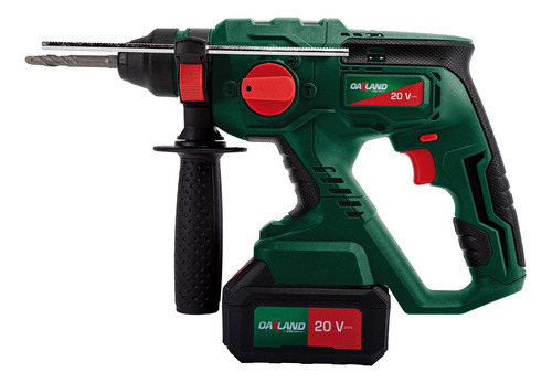 Rotomartillo Sds Plus Inalambrico Brushless 20v + Baterias Oakland Mp-1100 Color Verde Oscuro
