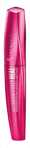 Máscara de pestañas Rimmel London Wonder'Fully Real 0.37 fl oz color black