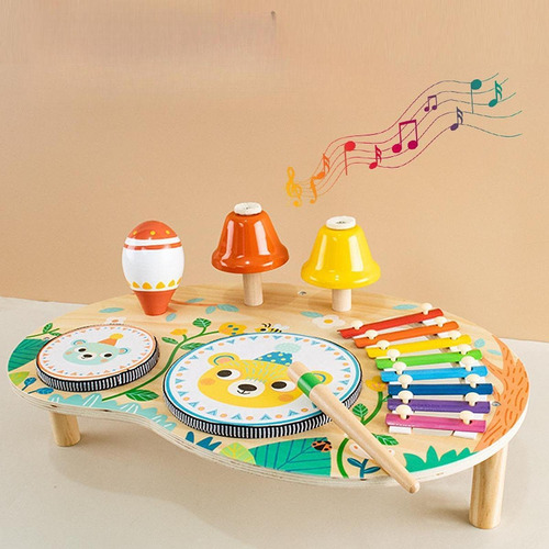Juego De Batería Para Niños, Instrumento Musical Para