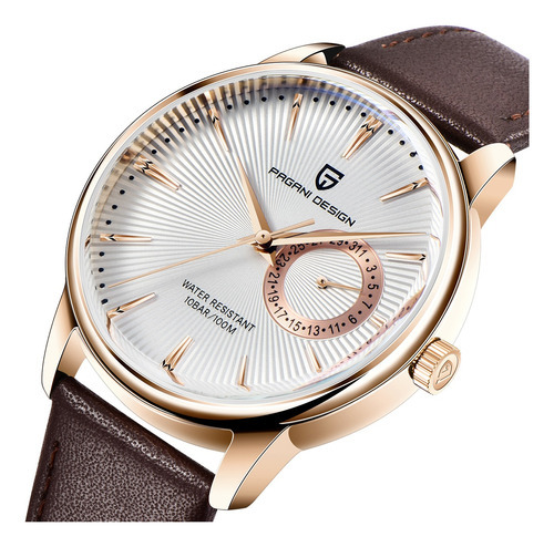 Reloj De Cuarzo Resistente Al Agua Pagani Design Para Hombre Color Del Fondo Blanco