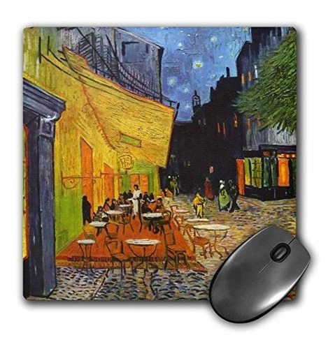 Mouse Pad 3drose Café De Noche Por Vincent Van Gogh