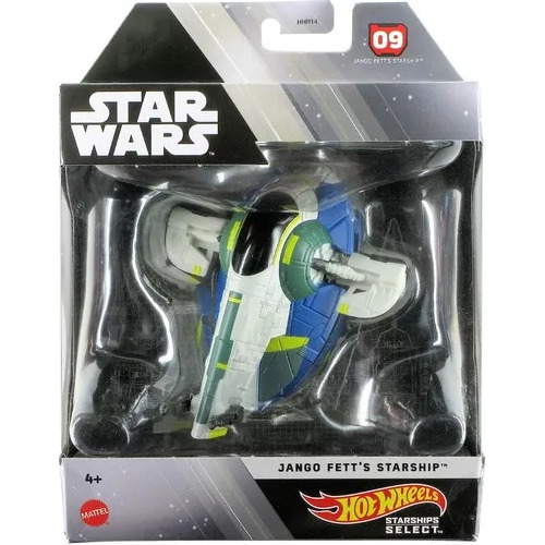 Jango Fett's Starship Star Wars Hot Wheels Select M4e Mattel