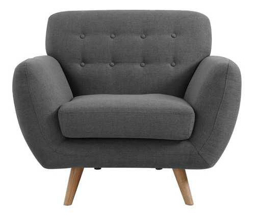 Sillon Moderno 1 Cuerpo Praga Escandinavo Capitone Coseco