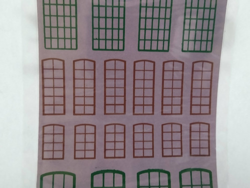 Imagen 2 de 6 de Nico Blister C/ Ventanas En Acetato V.s Modelos H0 (tma 90)