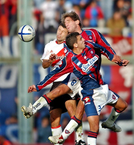 Camiseta San Lorenzo Boedo Argentina 2005 Lotto #14 Santana (Usado)