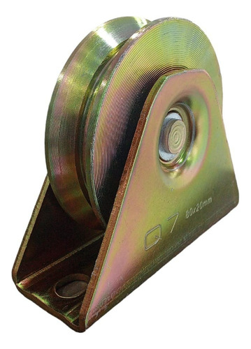 Rueda Para Portón Corredizo En V Con Base (80x20 Mm)