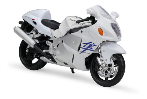 Maisto Suzuki Gsx 1300r Hayabusa 1/12 Blanco Fundido A Presi